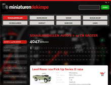 Tablet Screenshot of miniaturendekimpe.be